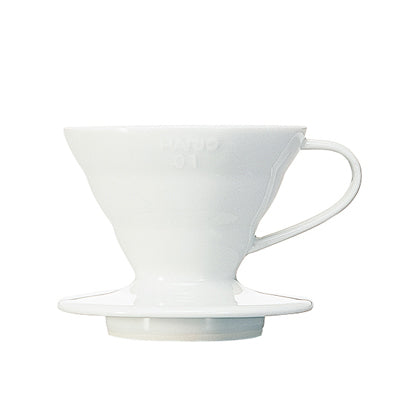 V60 Coffee Dripper 01 Ceramic / White